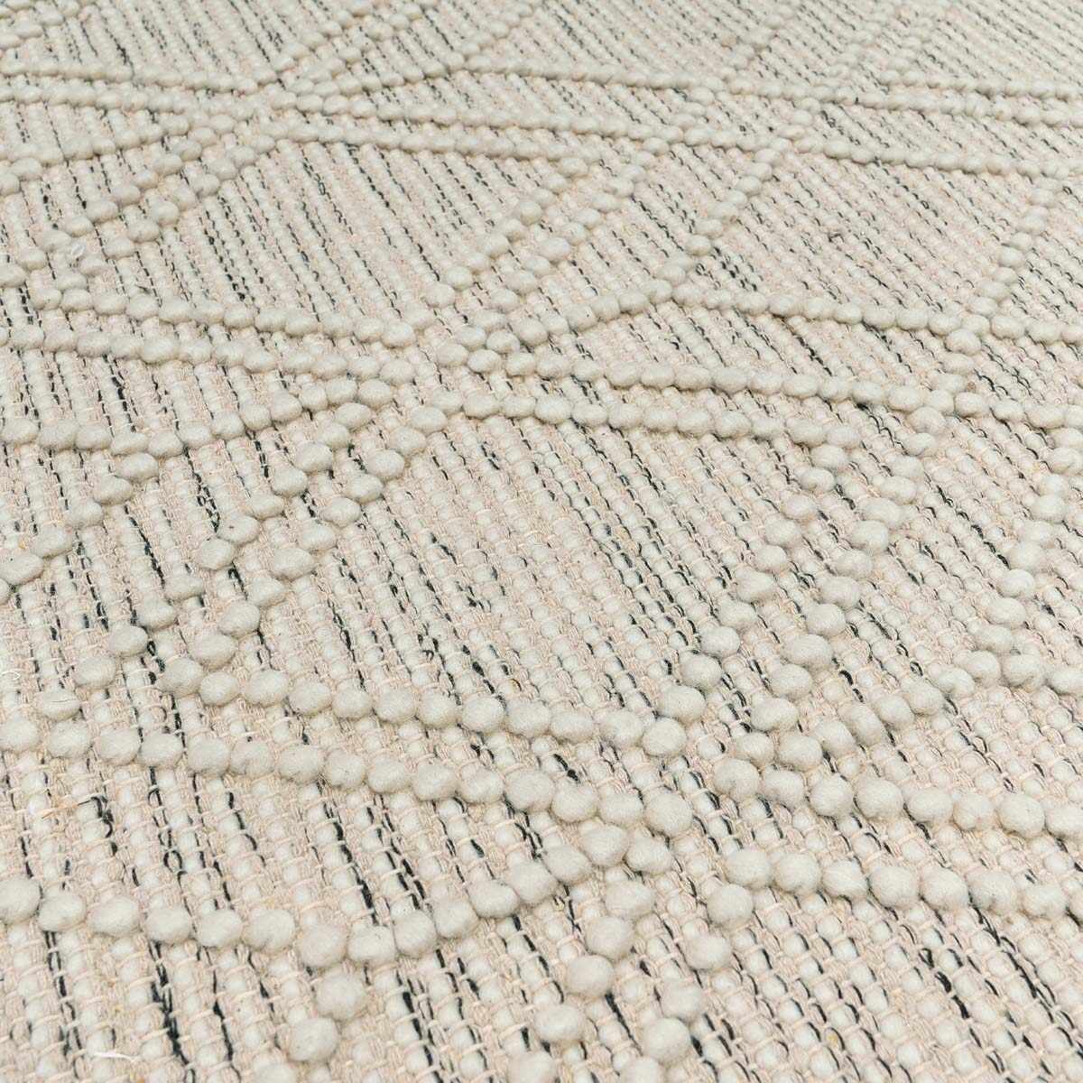 Lattice Wool Area Rug