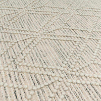 Lattice Wool Area Rug
