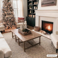 Lattice Wool Area Rug