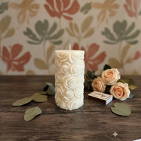 Botanical Pillar Candle