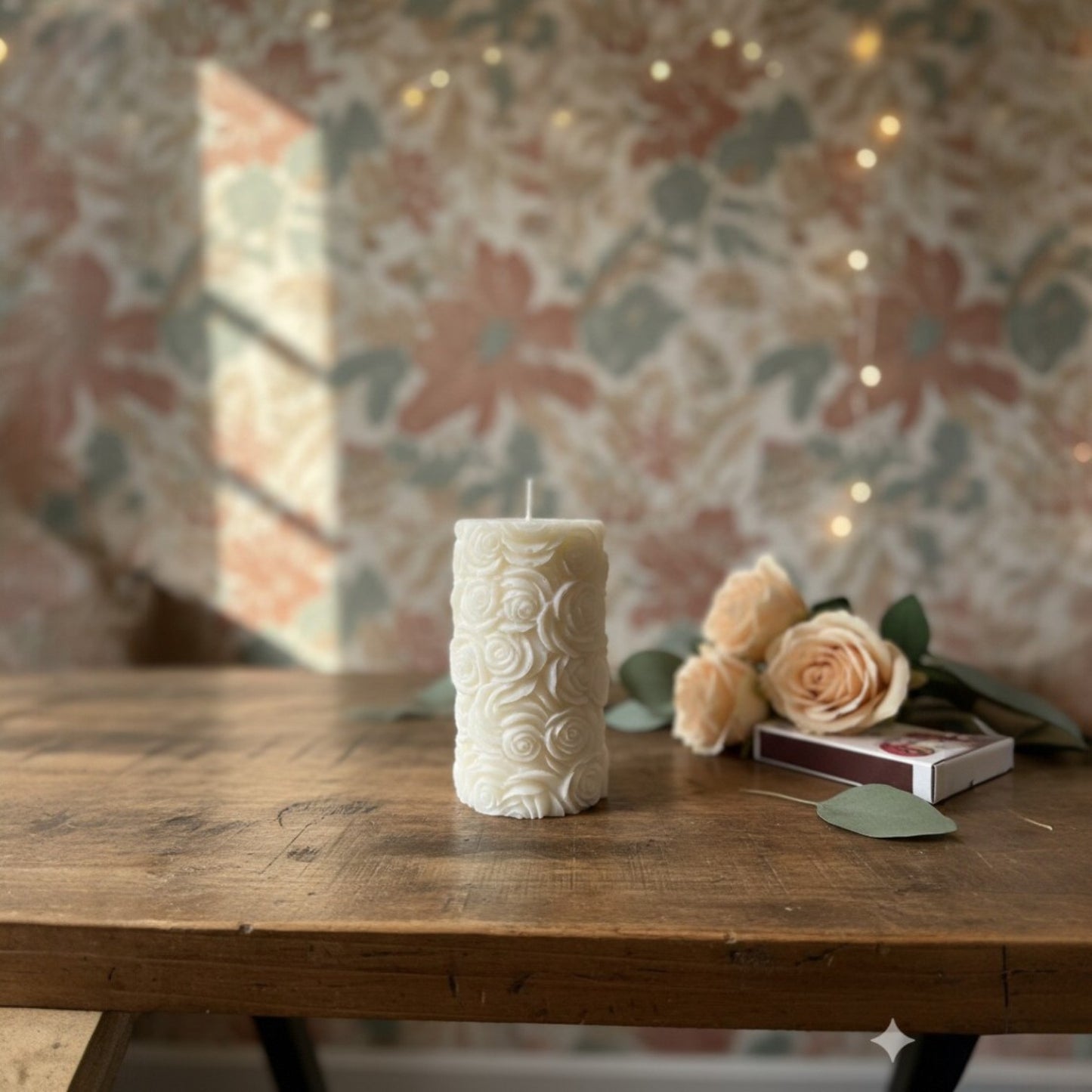 Botanical Pillar Candle