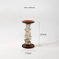 Crystalline Pillar Candelabrum