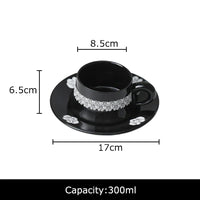 Midnight Bloom Cup & Saucer Set
