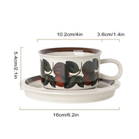 Ceramic Espresso Cup with Saucer