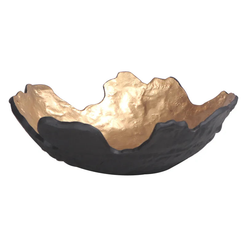 Golden Resin Bowl