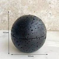 Travertine Sphere Incense Burner