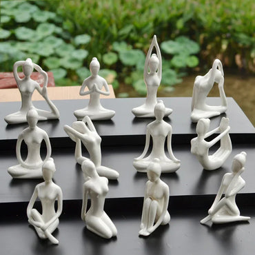 Asana Yoga Figurines