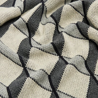 Cotton Knitted Plaid Blanket