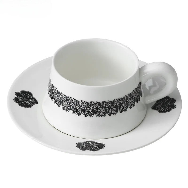 Midnight Bloom Cup & Saucer Set