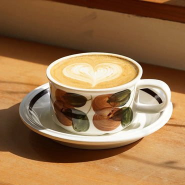 Ceramic Espresso Cup with Saucer