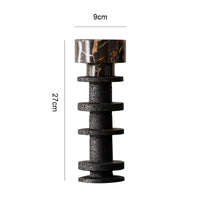 Portoro and Basalt Pedestal