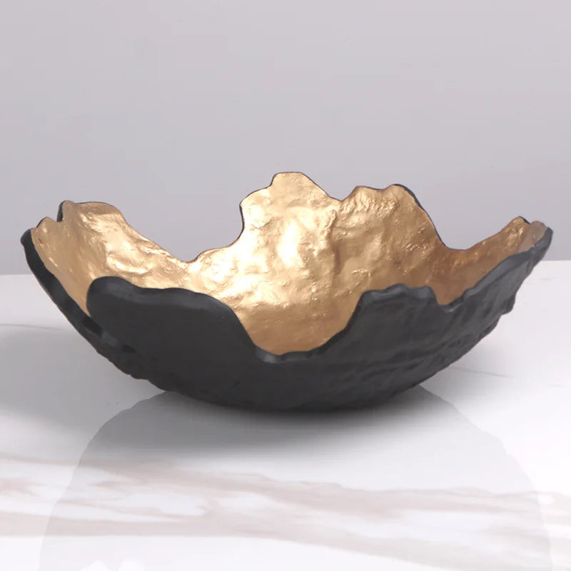 Golden Resin Bowl