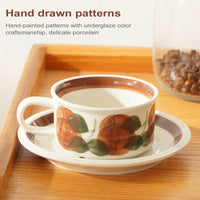 Ceramic Espresso Cup with Saucer