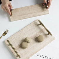 Travertine Pillar Tray