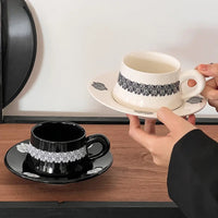 Midnight Bloom Cup & Saucer Set