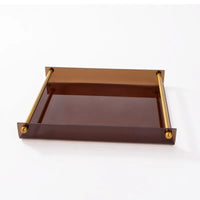 Umber Glass Tray