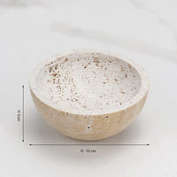 Travertine Sphere Incense Burner