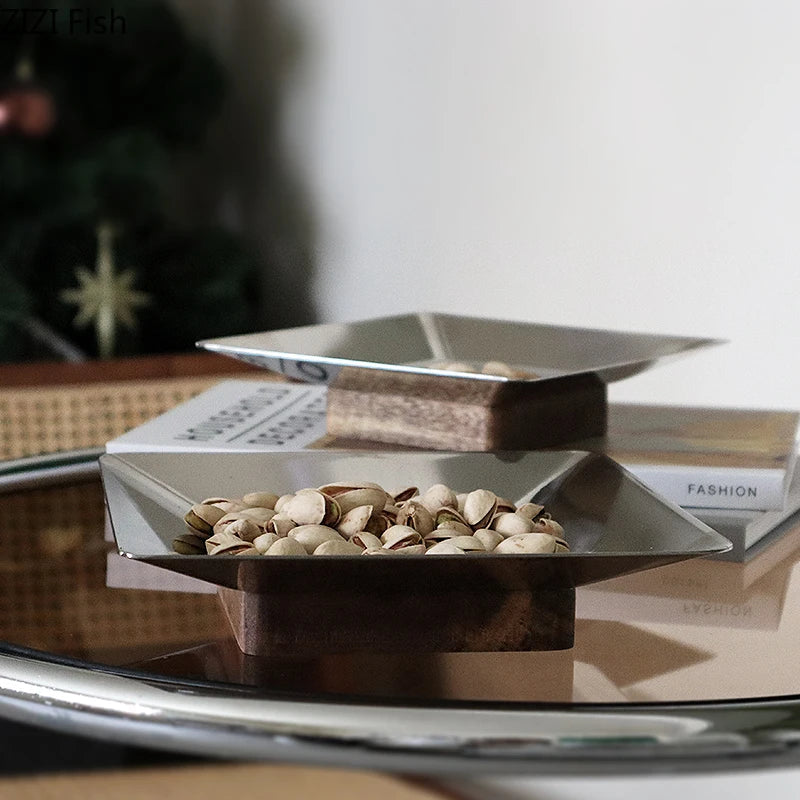 Acacia Pedestal Tray