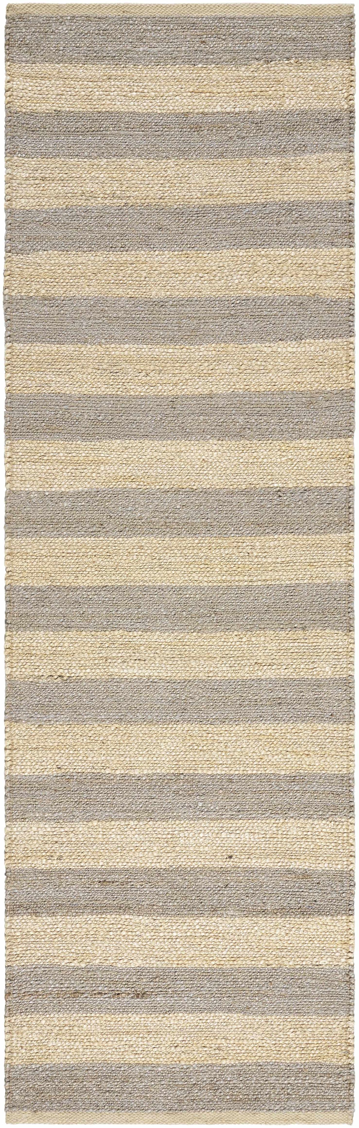 Ilkay Striped Jute Area Rug
