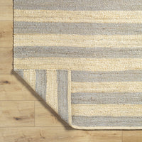 Ilkay Striped Jute Area Rug