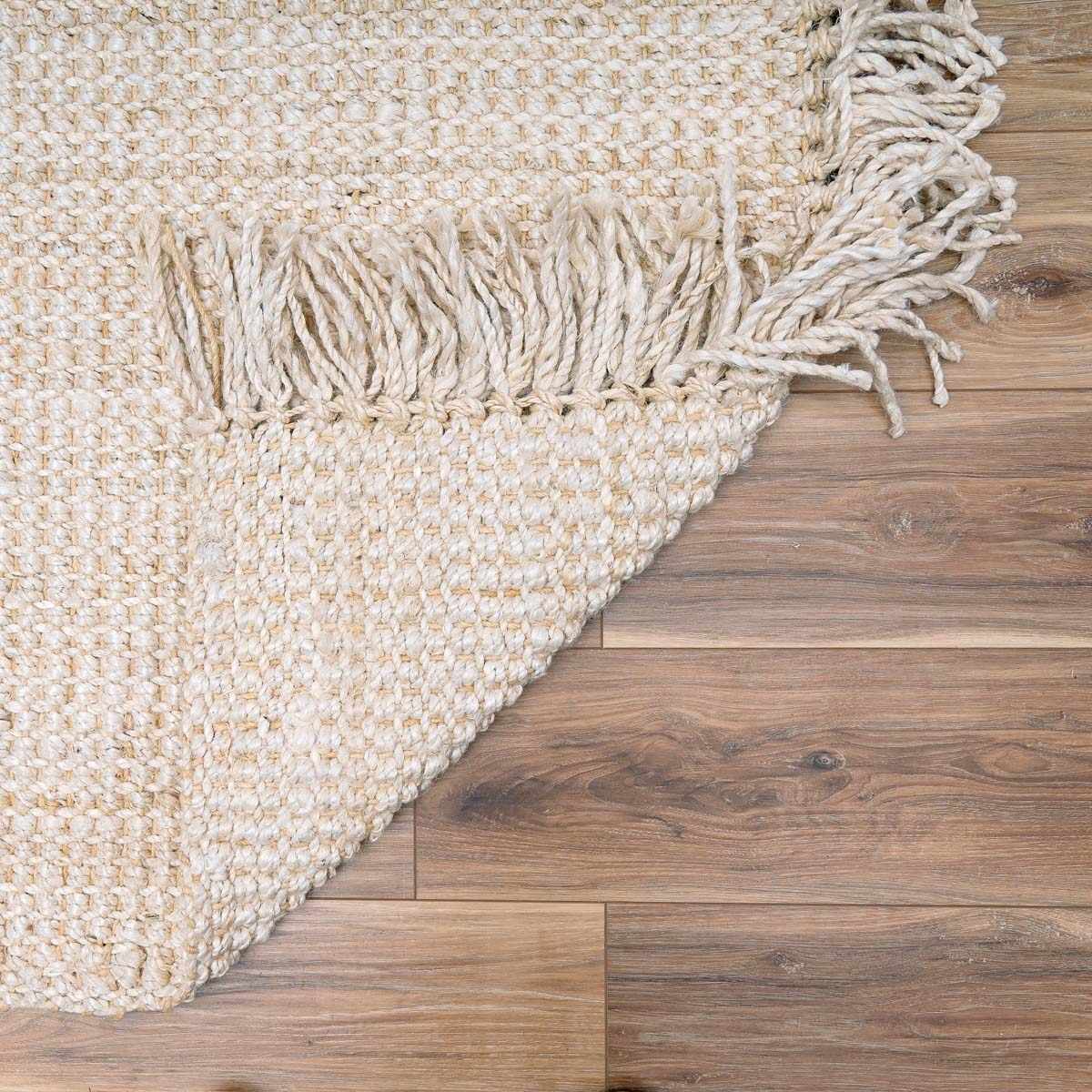Aloka Bleached Jute Rug