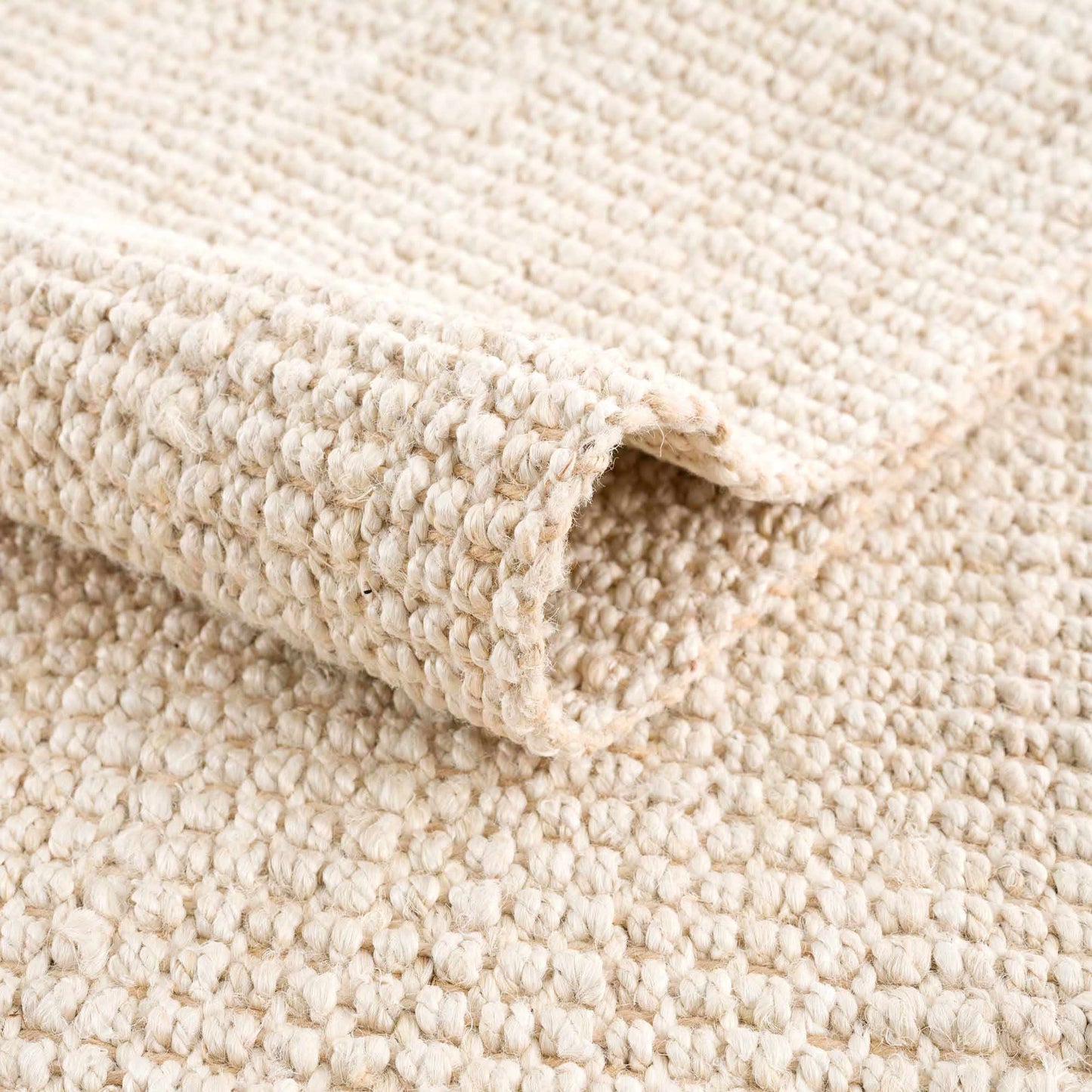 Aloka Bleached Jute Rug