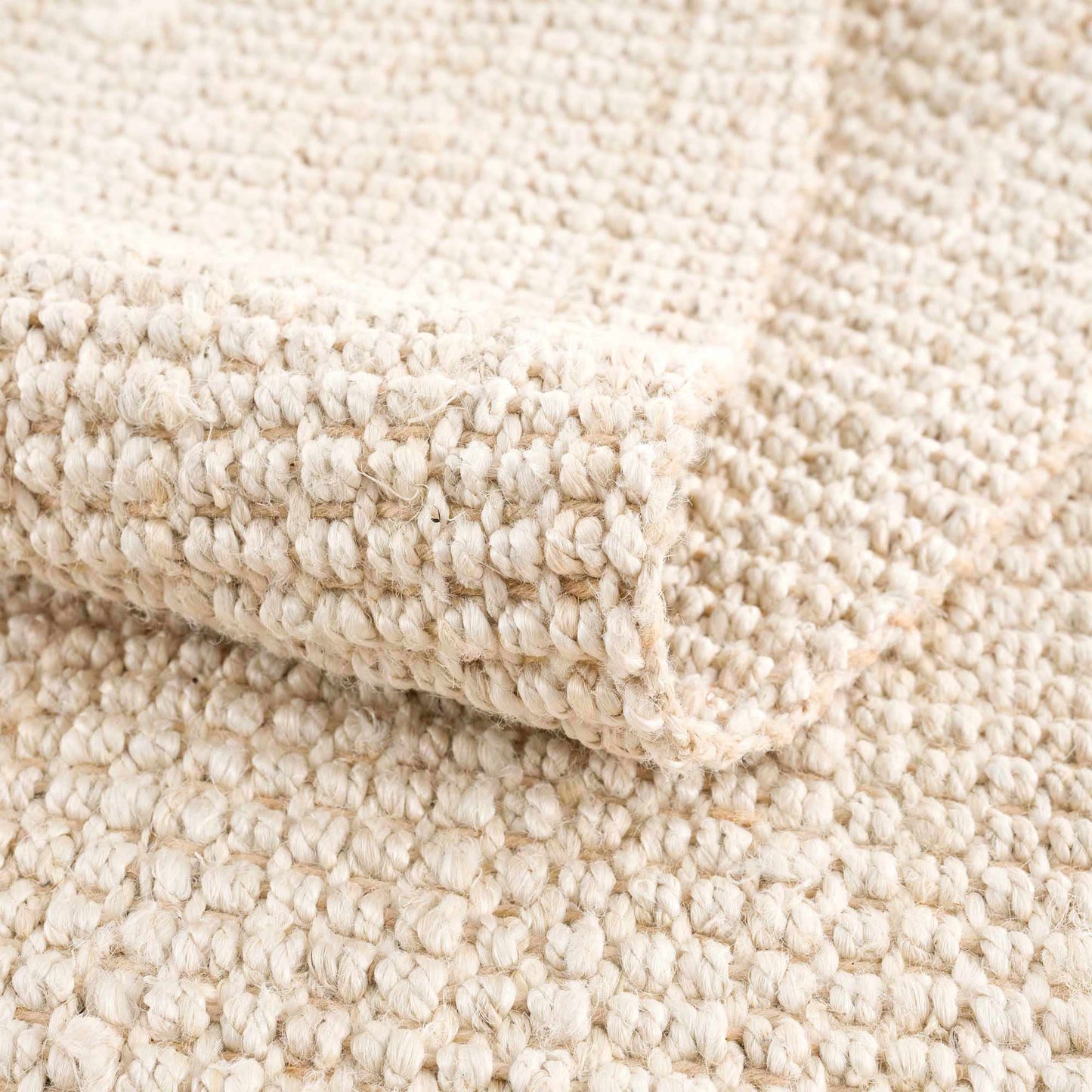Aloka Bleached Jute Rug