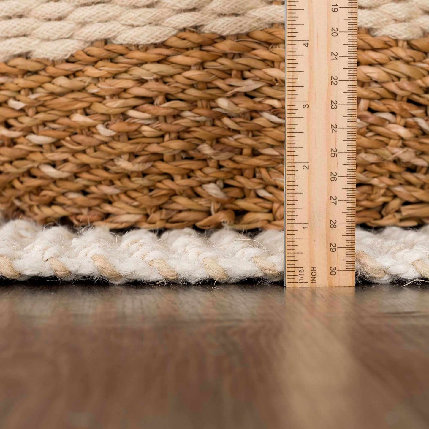 Aloka Bleached Jute Rug