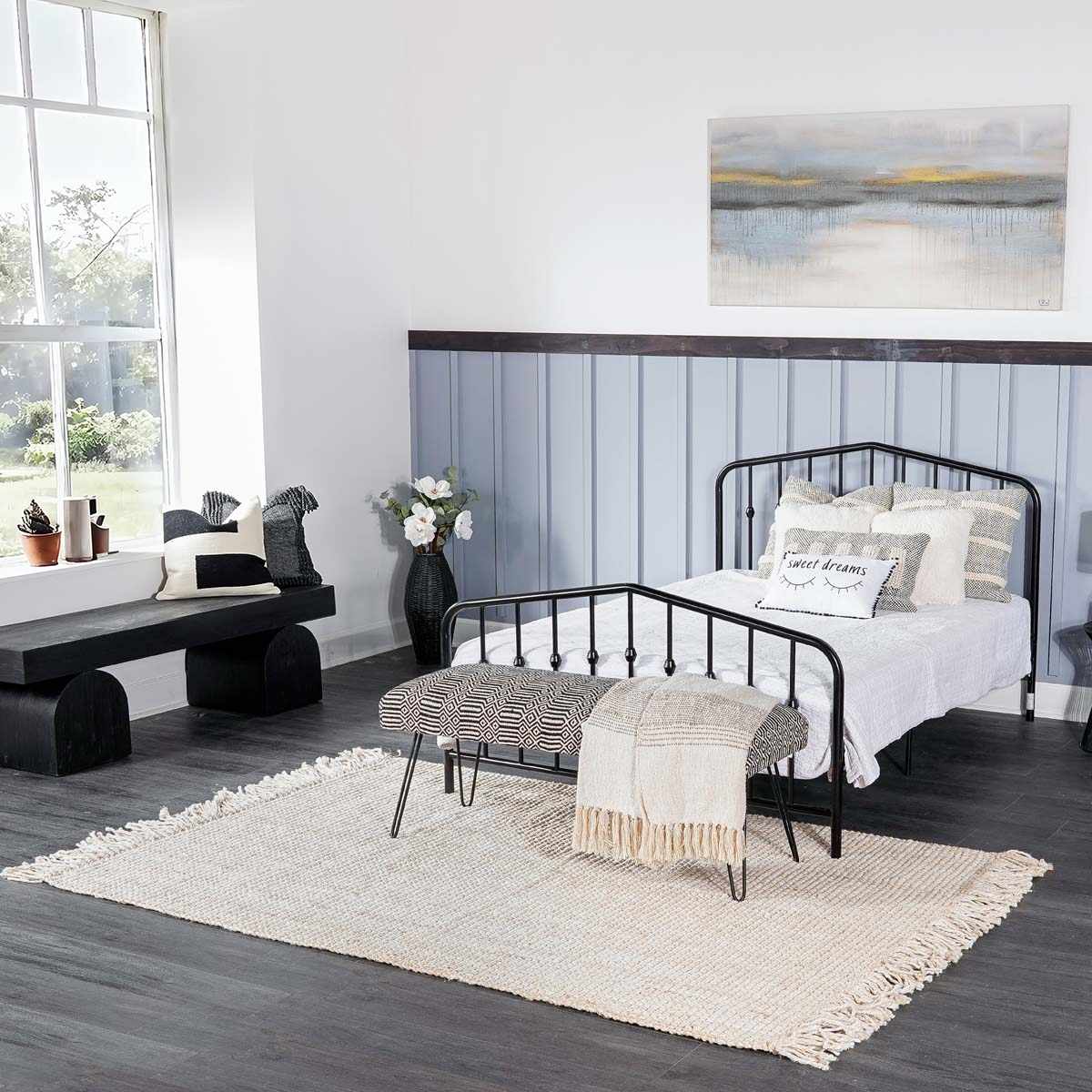 Aloka Bleached Jute Rug