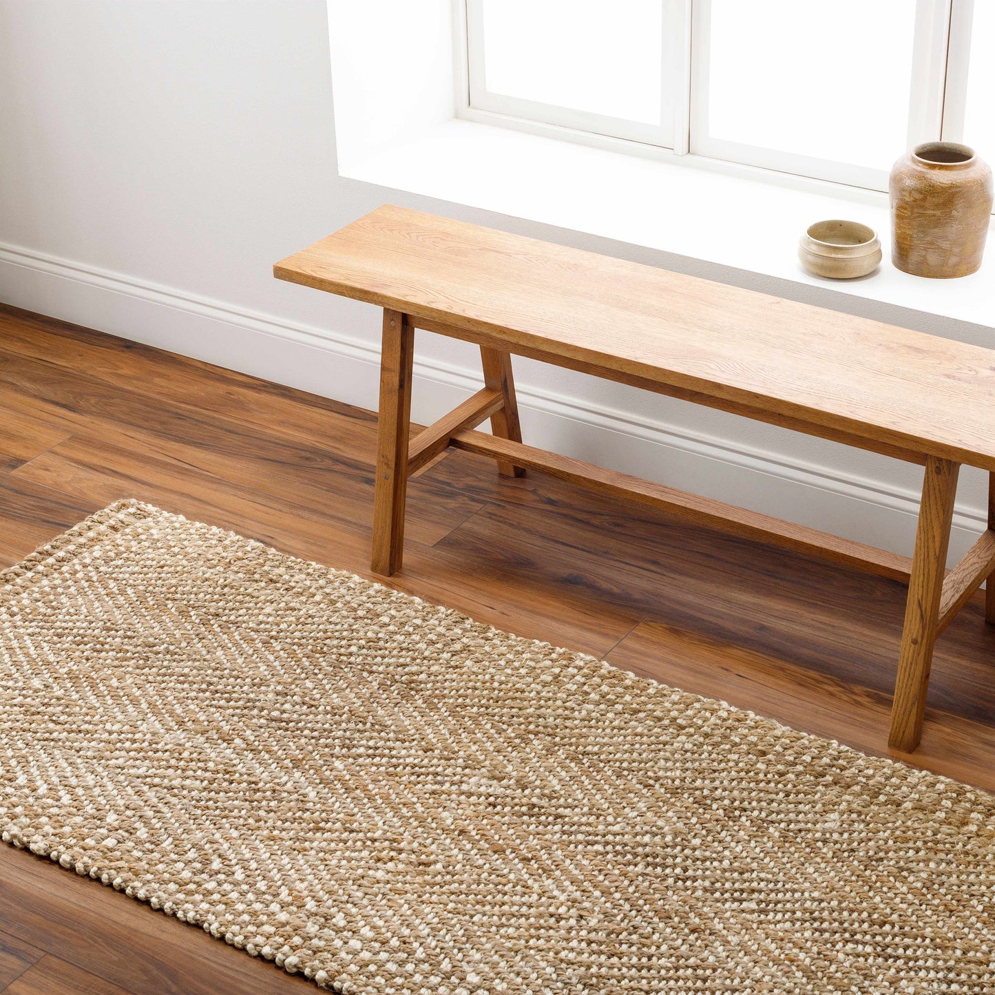 Ochre Jute Rug