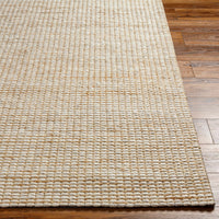 Cream Jute-Wool Blend Rug