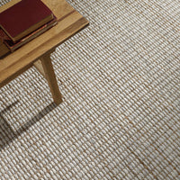 Cream Jute-Wool Blend Rug