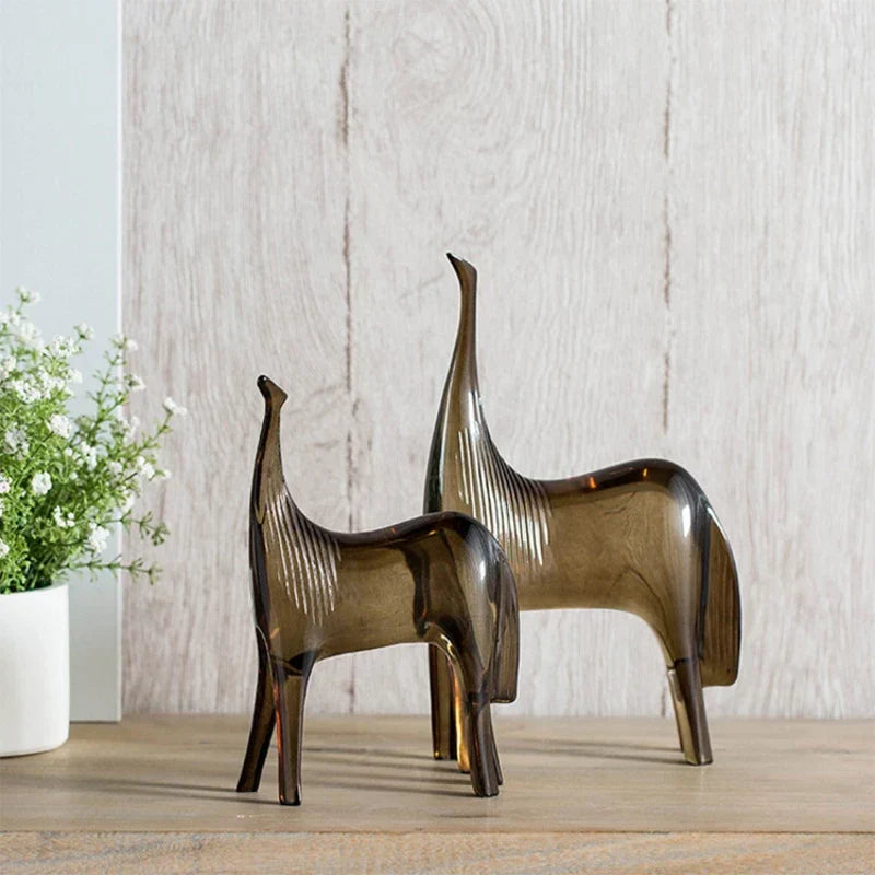 Equine Sculpture Set