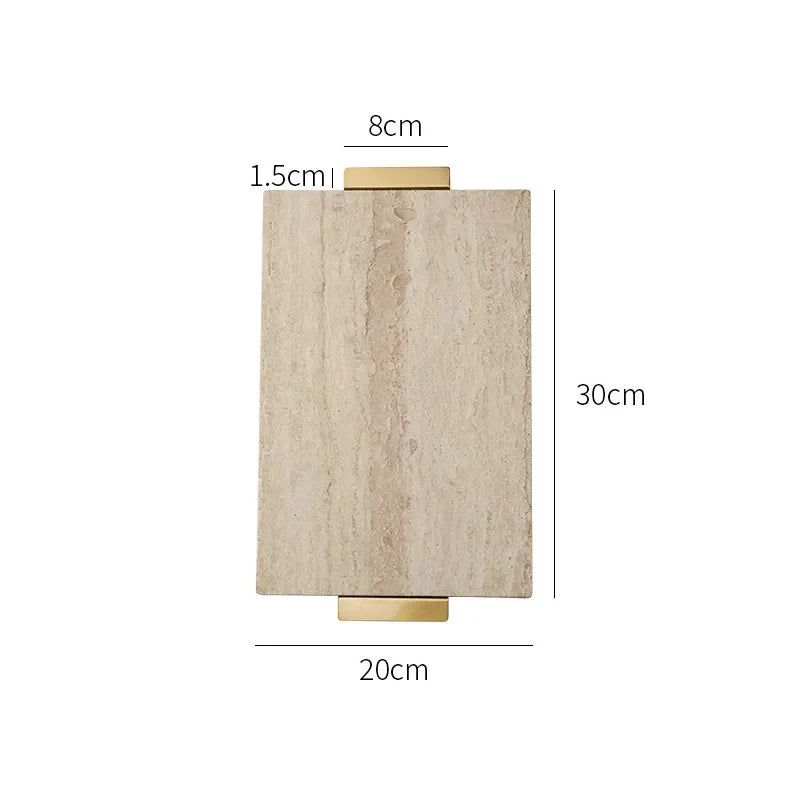 Travertine Pillar Tray