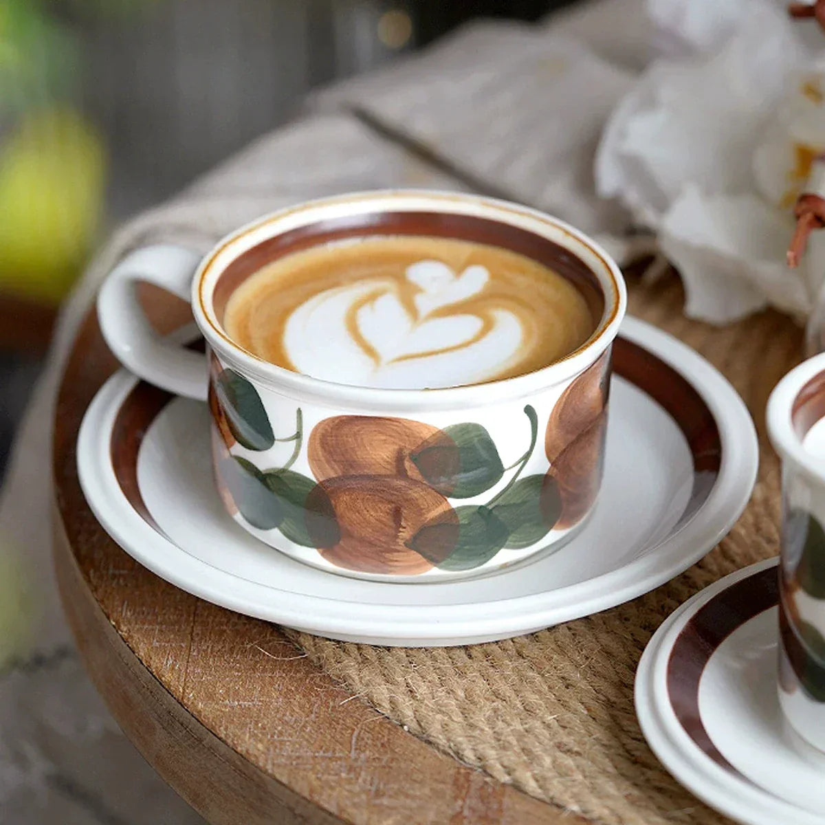 Ceramic Espresso Cup with Saucer