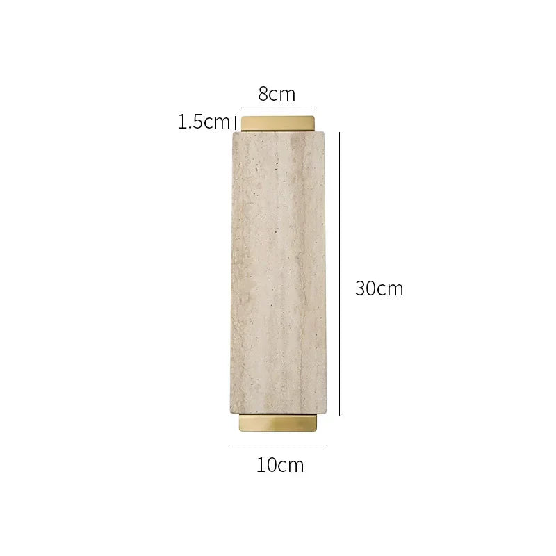 Travertine Pillar Tray
