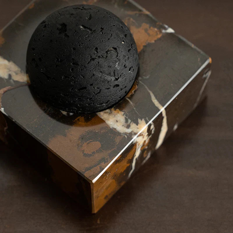 Lava Rock Stone Diffuser, Marble Base