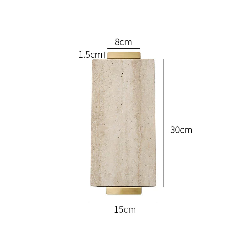 Travertine Pillar Tray