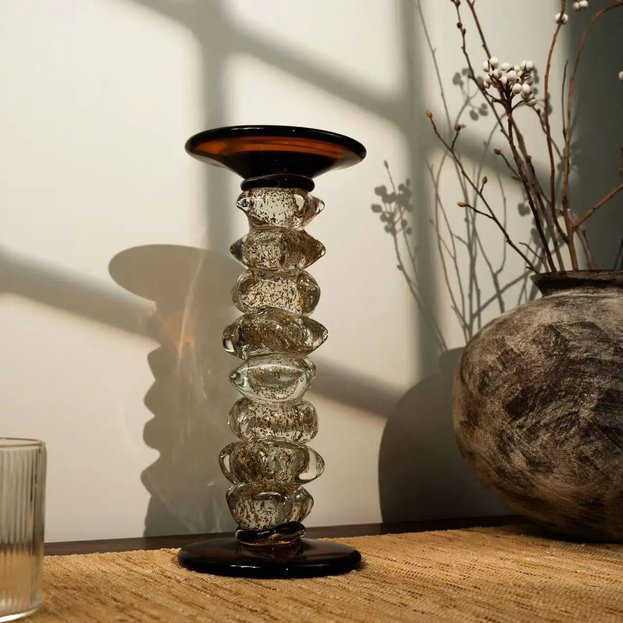 Crystalline Pillar Candelabrum