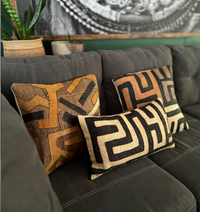 Kuba Cloth Pillow Cover - Rectangular