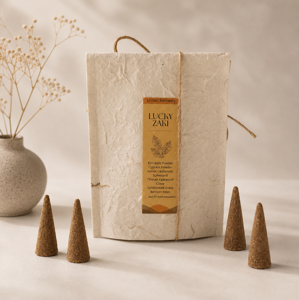 Lucky Zaki Tibetan incense cones