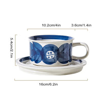 Ceramic Espresso Cup with Saucer