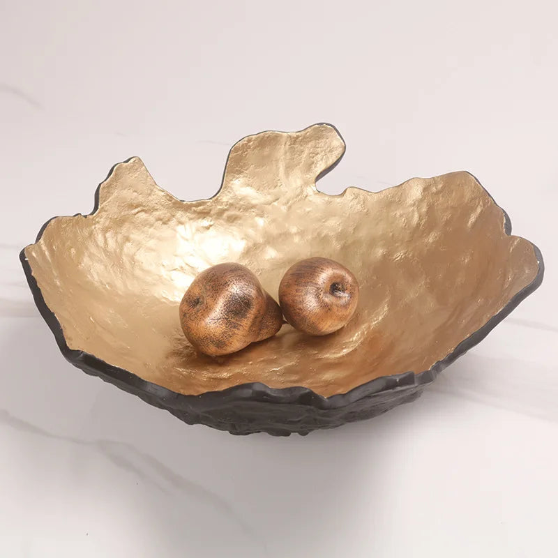 Golden Resin Bowl