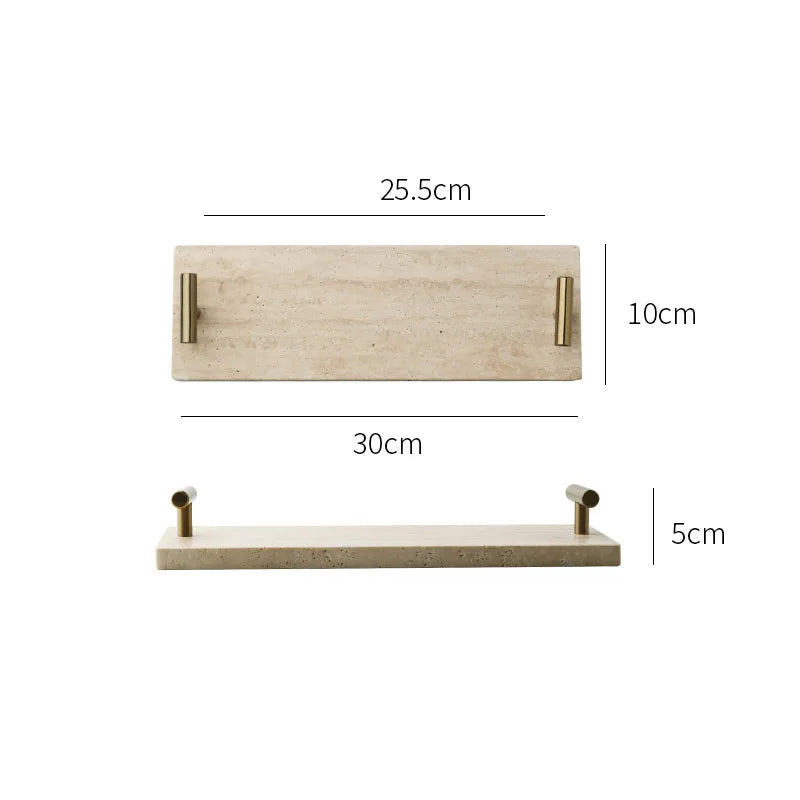Travertine Pillar Tray