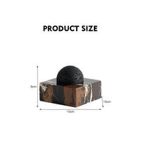Lava Rock Stone Diffuser, Marble Base