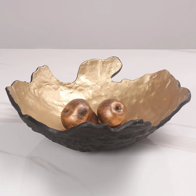 Golden Resin Bowl