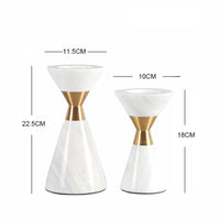 Volakos Marble Candlesticks