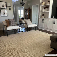 Aloka Bleached Jute Rug