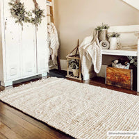 Aloka Bleached Jute Rug