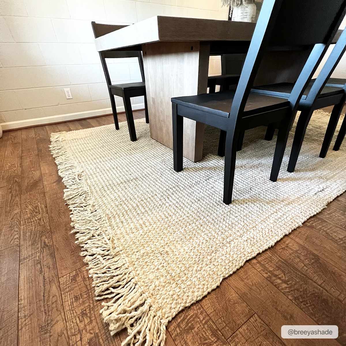 Aloka Bleached Jute Rug